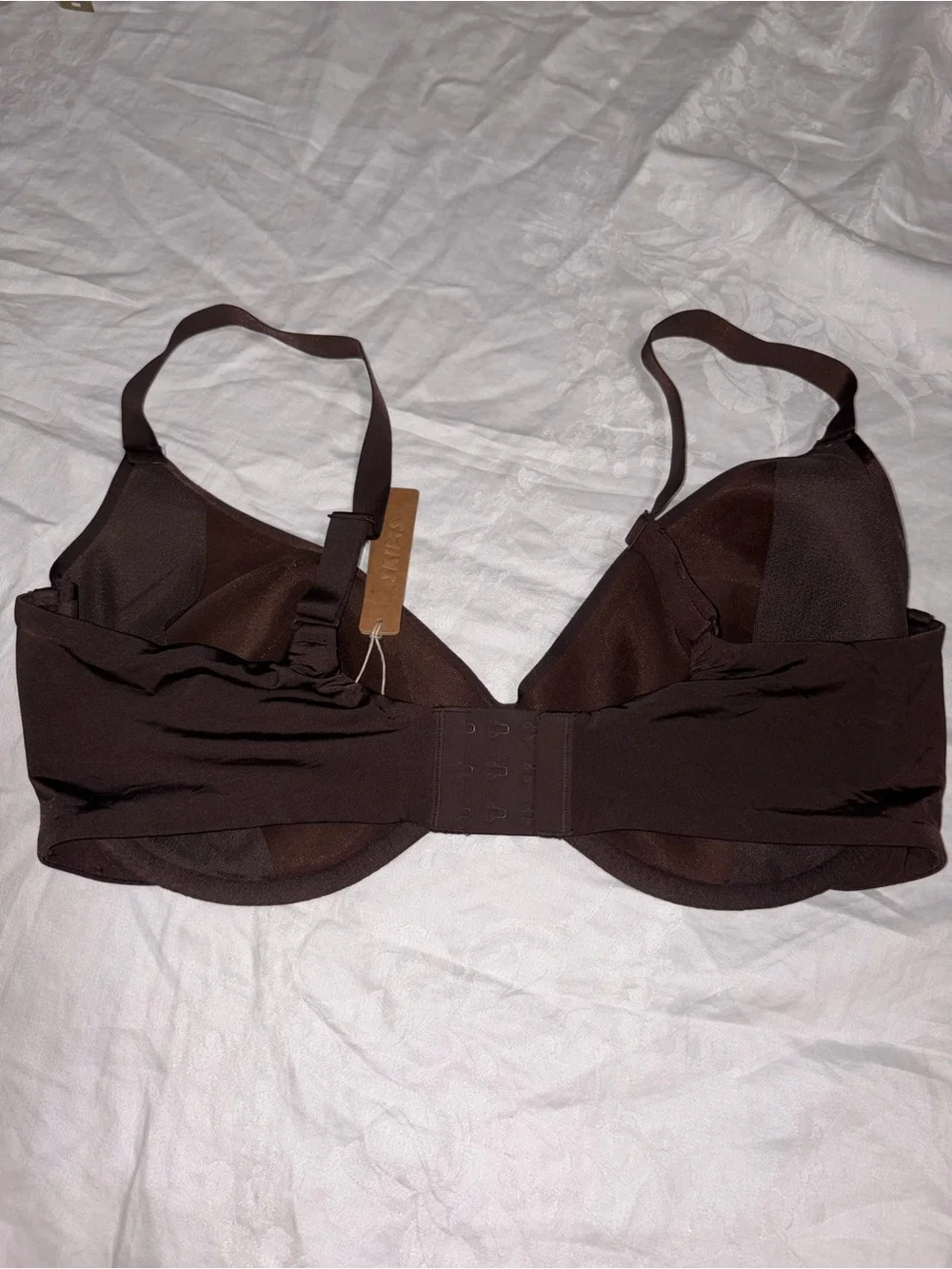 NWT Skims Weightless Scoop Bra espresso Sz 42DD